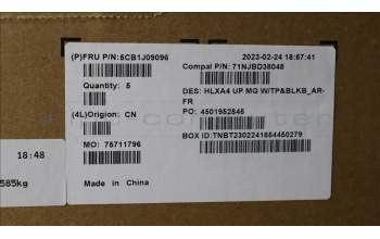 Lenovo 5CB1J09096 COVER Upper Case ASM_FRA/ARA C21DH MGBL