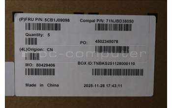 Lenovo 5CB1J09098 COVER Upper Case ASM_UKR C21DH MGBL