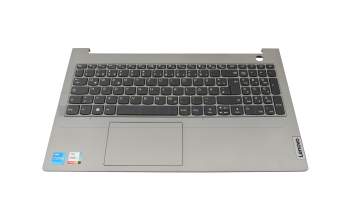 5CB1J09311 original Lenovo keyboard incl. topcase DE (german) black/grey