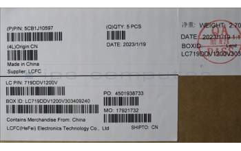 Lenovo 5CB1J10597 COVER Upper Case ASM_TUR L82T0