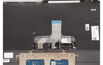 Lenovo 5CB1J11057 C-Cover with keyboard, Italian, Storm Grey, FingerPrint, UK