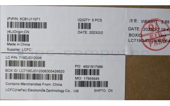 Lenovo 5CB1J11071 COVER Upper Case ASM_THAI L82QF FPSG