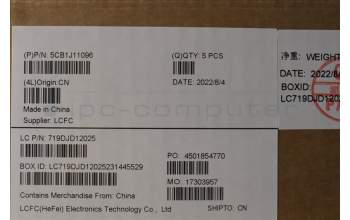 Lenovo 5CB1J11096 COVER Upper Case ASM_NORDIC L82QF NFPSB