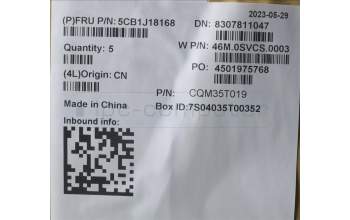 Lenovo 5CB1J18168 C COVER ASM WFC BLACK 300W Gen4