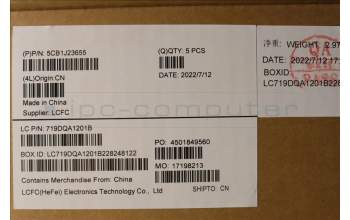 Lenovo 5CB1J23655 COVER Upper Case ASM_HBW L82UT SG