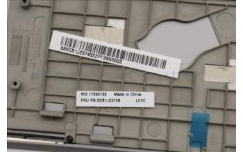 Lenovo 5CB1J23745 C-Abdeckung mit Tastatur, Skandinavien, Mineralgrau