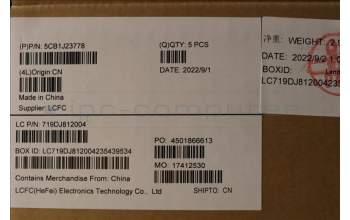 Lenovo 5CB1J23778 COVER Upper Case ASM_BUL L82TK_DT