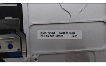 Lenovo 5CB1J30323 COVER Upper Case ASM_TUR L82TK_UG