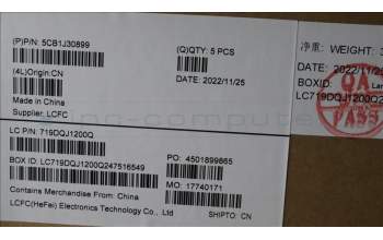 Lenovo 5CB1J30899 COVER Upper Case ASM_SPA L82UH FP BL