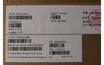 Lenovo 5CB1J30915 LCD Cover L82U9 MNWH