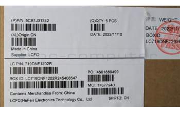 Lenovo 5CB1J31342 COVER Upper Case ASM_TC L82U9 CGWH