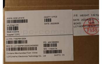 Lenovo 5CB1J31415 COVER Upper Case ASM_BUL L82TD