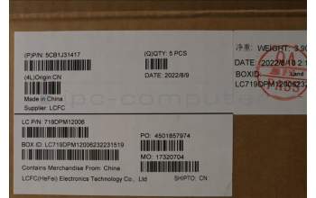 Lenovo 5CB1J31417 COVER Upper Case ASM_ENG L82TD