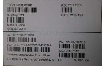 Lenovo 5CB1J32286 COVER Upper Case ASM_BRL L82UG SG_WH