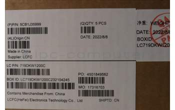 Lenovo 5CB1J35999 COVER Upper Case ASM_ARA L82TL SG