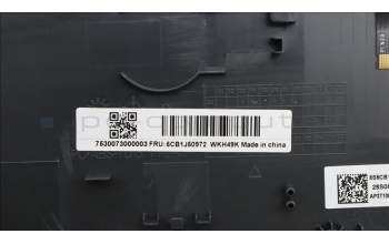 Lenovo 5CB1J50972 COVER UpperCase ASM_RUS C82SBRGB BLA