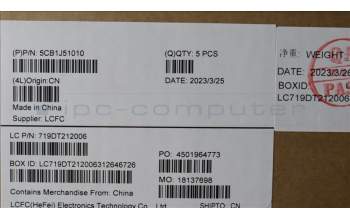 Lenovo 5CB1J51010 COVER Upper Case ASM_BEL L82UU CG