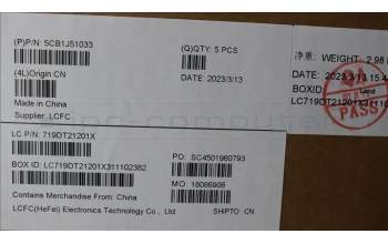 Lenovo 5CB1J51033 COVER Upper Case ASM_SPA L82UU CG