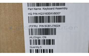 Lenovo 5CB1J76024 COVER Upper Case ASM_ENG H82WUSTGY