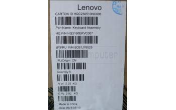 Lenovo 5CB1J76025 COVER Upper Case ASM_EURO ENG H82WUSTGY