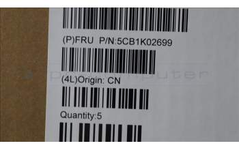 Lenovo 5CB1K02699 COVER Upper Case ASM_ITA H82WUSTGY