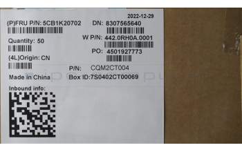 Lenovo 5CB1K20702 COVER Strip Cover W 82XX AB