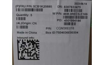 Lenovo 5CB1K20880 COVER Upper Case ASM_UKE W82XX SB