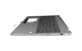 5CB1K60155 original Lenovo keyboard incl. topcase DE (german) grey/grey (Arctic Gray)