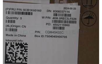 Lenovo 5CB1K60160 COVER Upper Case ASM_HBW W 82XY AG