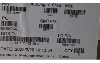 Lenovo 5CB1K62452 COVER Cover L 82WQ STRIP-COVER