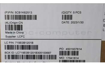 Lenovo 5CB1K62513 COVER Upper Case ASM_CZE/SLK L83B1 STGY