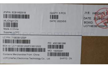 Lenovo 5CB1K62518 COVER Upper Case ASM_FRA/ENG L83B1 STGY