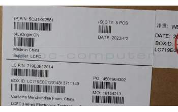 Lenovo 5CB1K62581 COVER Upper Case ASM_THAI L83AY SG