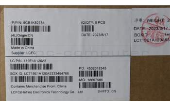 Lenovo 5CB1K82784 COVER Upper Case ASM_HBW L82XA NFP AG