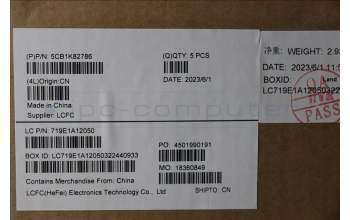 Lenovo 5CB1K82786 COVER Upper Case ASM_NORDIC L82XA NFP AG