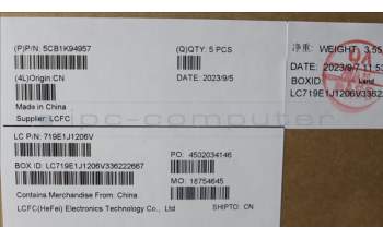 Lenovo 5CB1K94957 COVER Upper Case ASM_ITA L82XB AG BL