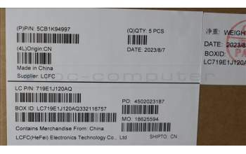 Lenovo 5CB1K94997 COVER Upper Case ASM_EURO ENG L82XBAGNBL