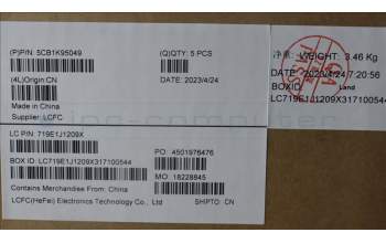 Lenovo 5CB1K95049 COVER Upper Case ASM_GER L82XB AGFP NBL