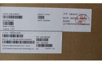 Lenovo 5CB1K95201 COVER Upper Case ASM_EURO ENG L82XM ABBL