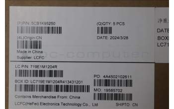 Lenovo 5CB1K95250 COVER Upper Case ASM_SWS L82XM AB NBL