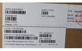 Lenovo 5CB1K95275 COVER Upper Case ASM_ITA L82XM ABFP BL