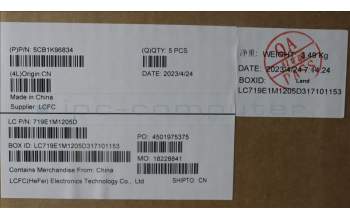 Lenovo 5CB1K96834 COVER Upper Case ASM_NORDIC L82XM AG NBL