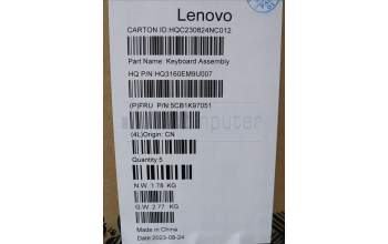 Lenovo 5CB1K97051 COVER Upper Case ASM_HUN H83ALARGY