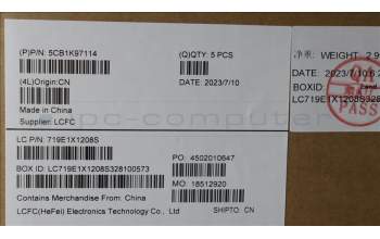 Lenovo 5CB1K97114 COVER Upper Case ASM_FRA L82XL FP AB BL