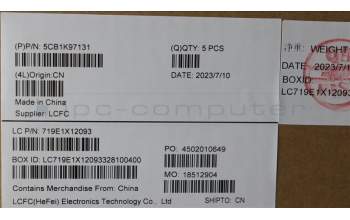 Lenovo 5CB1K97131 COVER Upper Case ASM_SPA L82XL FP AB BL