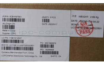 Lenovo 5CB1K97901 COVER Upper Case ASM_GER L82XL NFP ABNBL