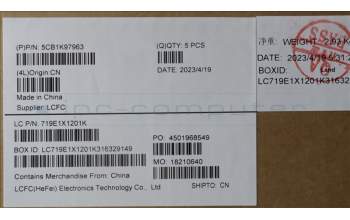 Lenovo 5CB1K97963 COVER Upper Case ASM_FRA L82XL NFP AGNBL