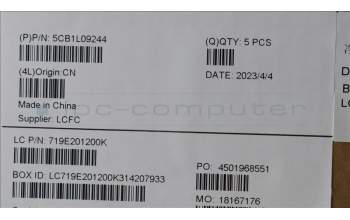 Lenovo 5CB1L09244 COVER Upper Case ASM_ARA L82YU BK