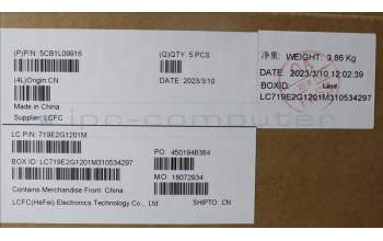 Lenovo 5CB1L09916 C-Cover with keyboard,Nordic,RGB Backlight