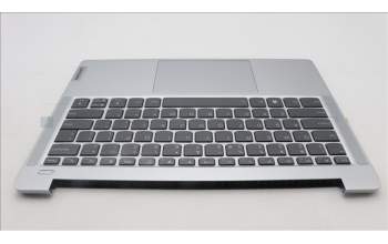 Lenovo 5CB1L10836 C-Cover with keyboard,US English Euro,Cloud Grey,Backlight,Non_Fingerprint